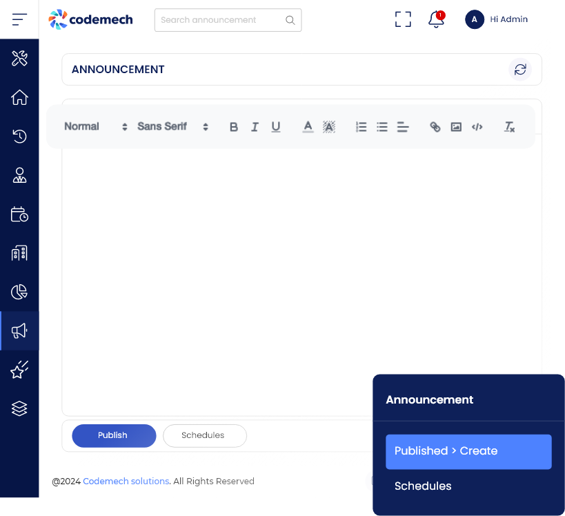 Create and Share Announcements