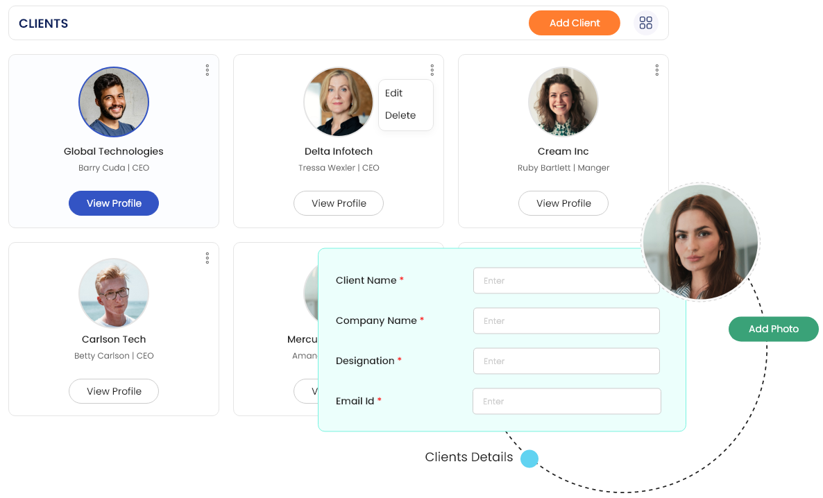 Client Data Organization