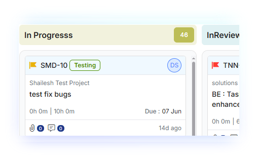 Task Kanban View