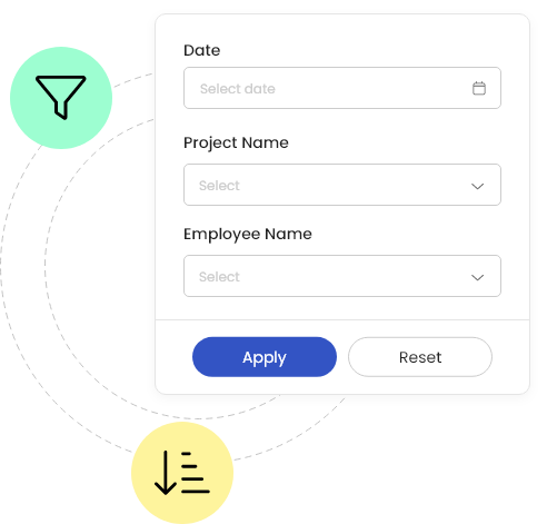 Time Tracking by Sorting Records